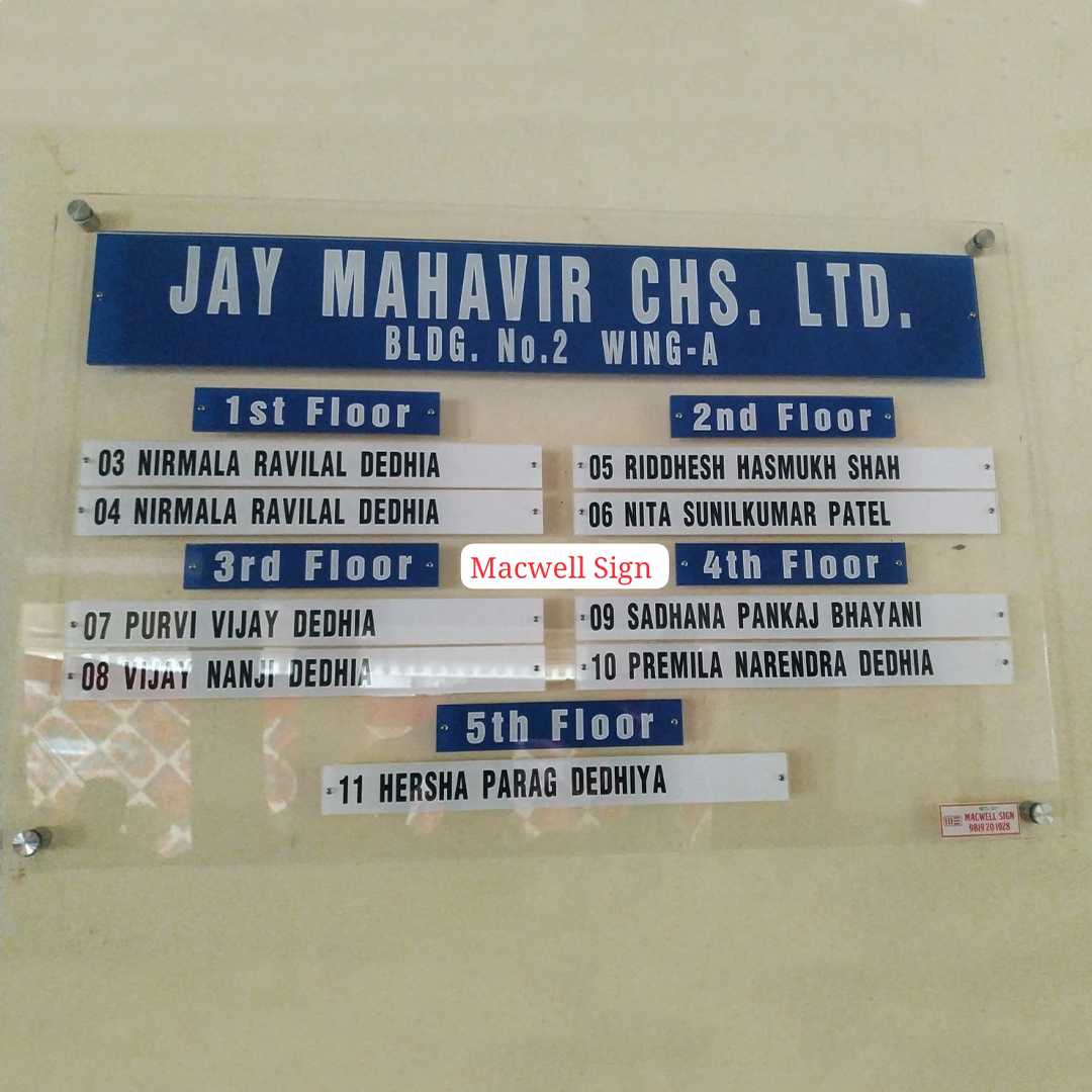 Housing Society Nameplates