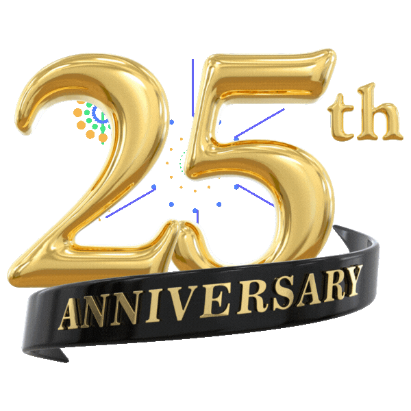 25 years complete of Macwell Sign